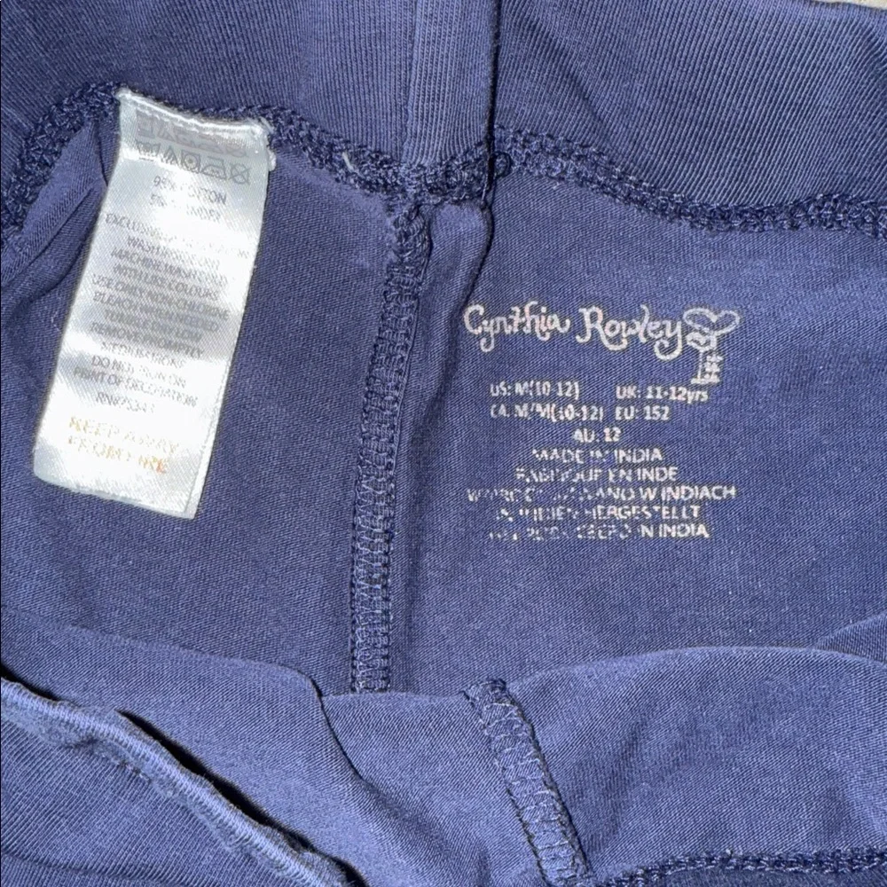 Cynthia Rowley Blue Leggings‎ with Sequin Design